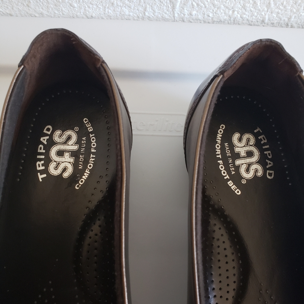 SAS Coco Slip Loafer Leather Brown Bronze# - Picture 11 of 14